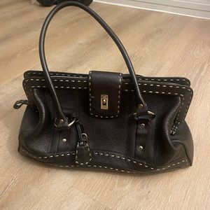 Leather bag made in Italy